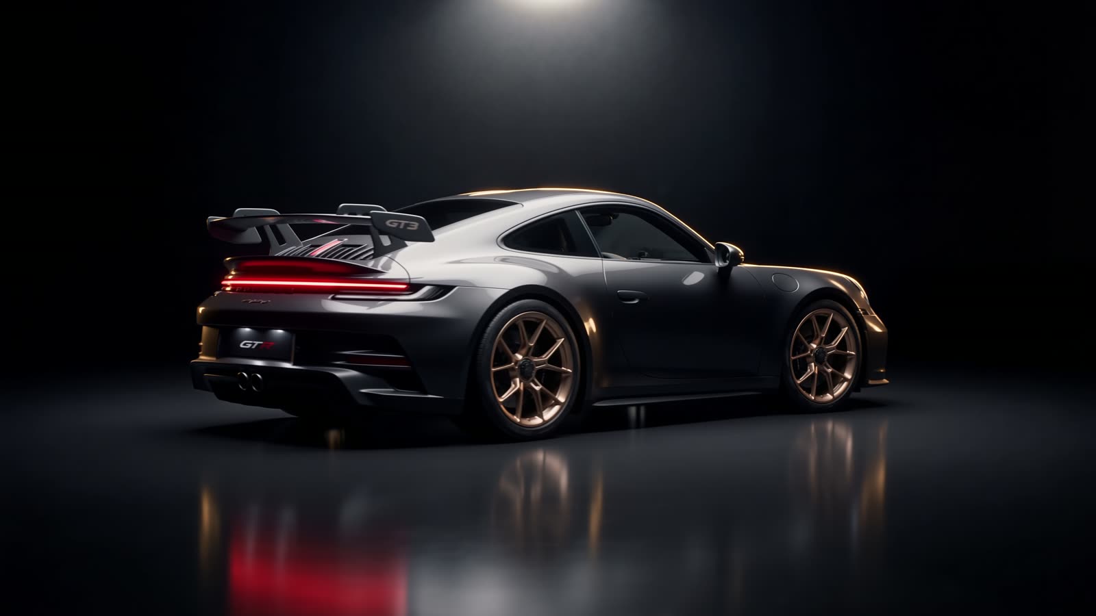 Porsche GT3 profile studio view